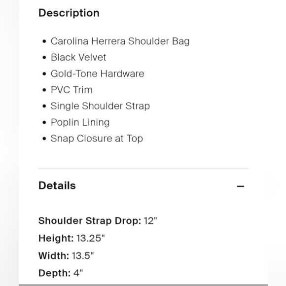 CAROLINA HERRERA Good Girl BLACK VELVET and PATENT TOTE SHOULDER BAG … - Picture 9 of 10